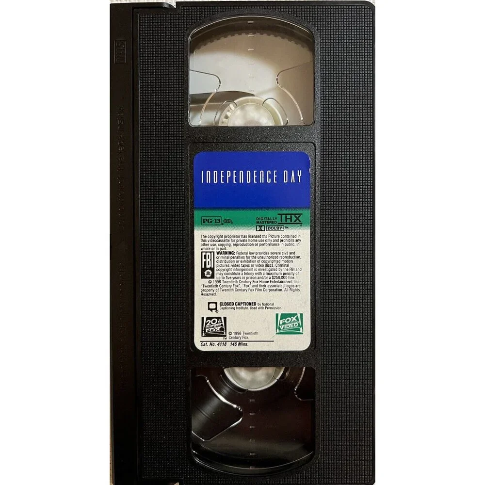 Independence Day (VHS, 1996) Will Smith – Sci‑Fi Action – Very Good